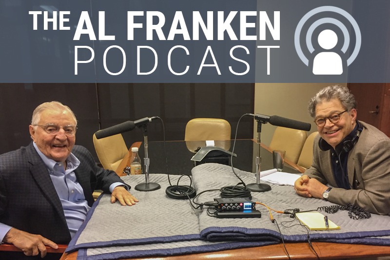 Al Franken with Walter Mondale